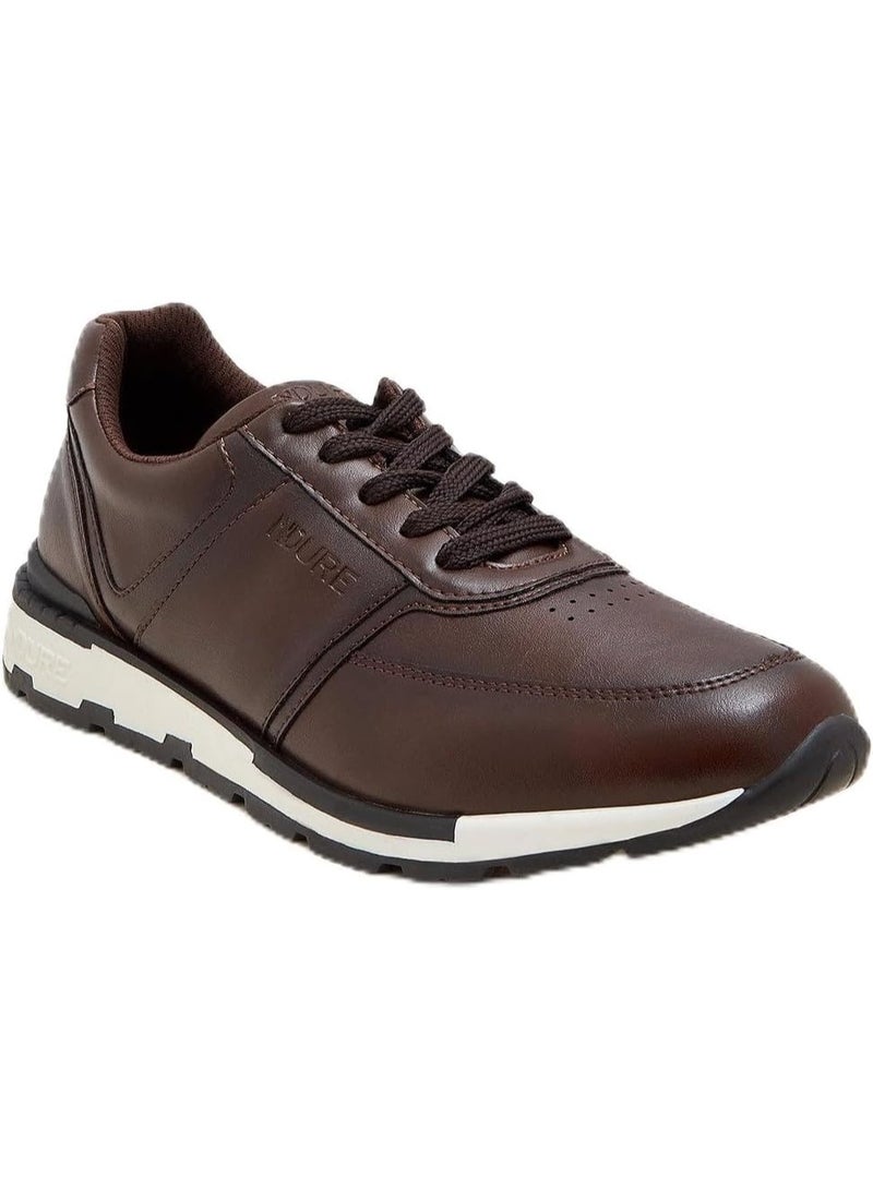 NDURE Sneakers for Mens Leather Stylish | Comfortable & Durable Casual Shoes for Everyday Wear | Walking | Fashion | Lightweight | Running | Gym Training | Jogging | Breathable - Image 1